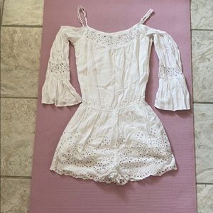 White Romper - American Eagle Outfitters